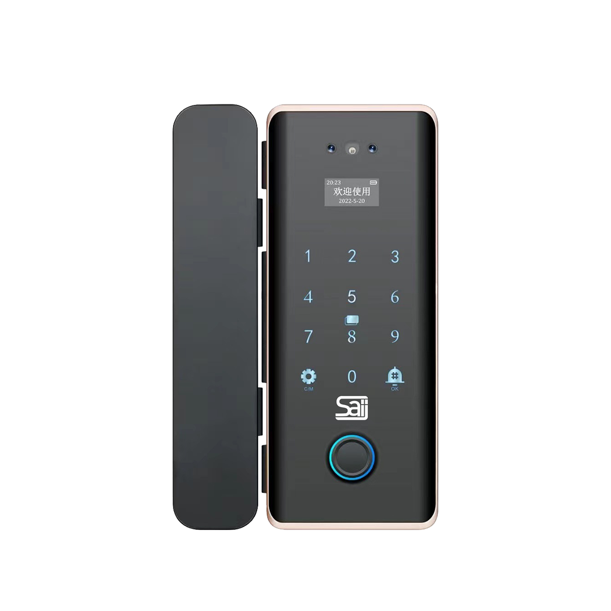 قفل باب زجاجي ذكي LBG4 image